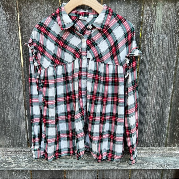 GAP Other - Gap Girls Christmas Plaid Shirt